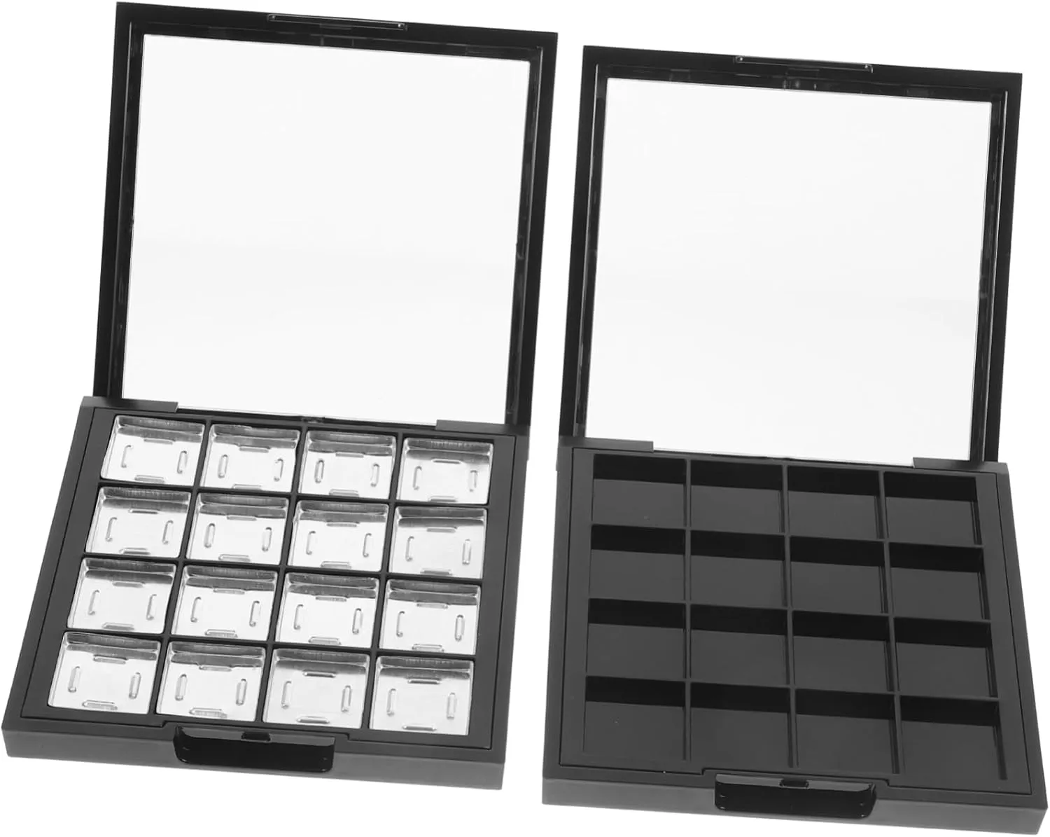 Sturdy Wear-resistant Eyeshadow Organizer Box Empty Blush Tray for Multi-function Storage