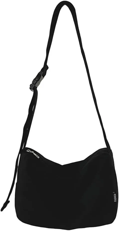 Stylish & Versatile Crossbody Bag with Adjustable Strap Nylon Shoulder Bag College Students Bag for Girls Women