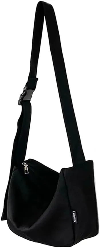 Stylish & Versatile Crossbody Bag with Adjustable Strap Nylon Shoulder Bag College Students Bag for Girls Women