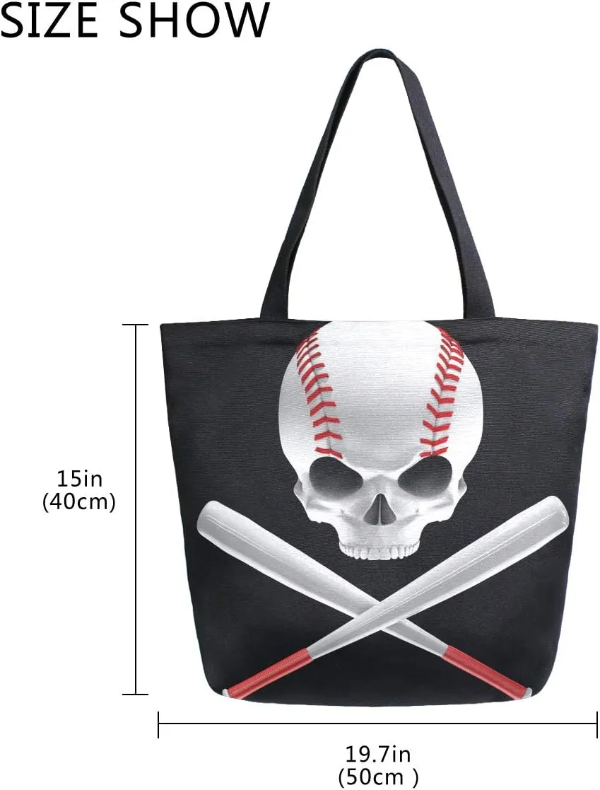 SUABO Tote Bag Kitchen Reusable Grocery Bags Canvas Shopping Bag for Mom's Gift Outdoor