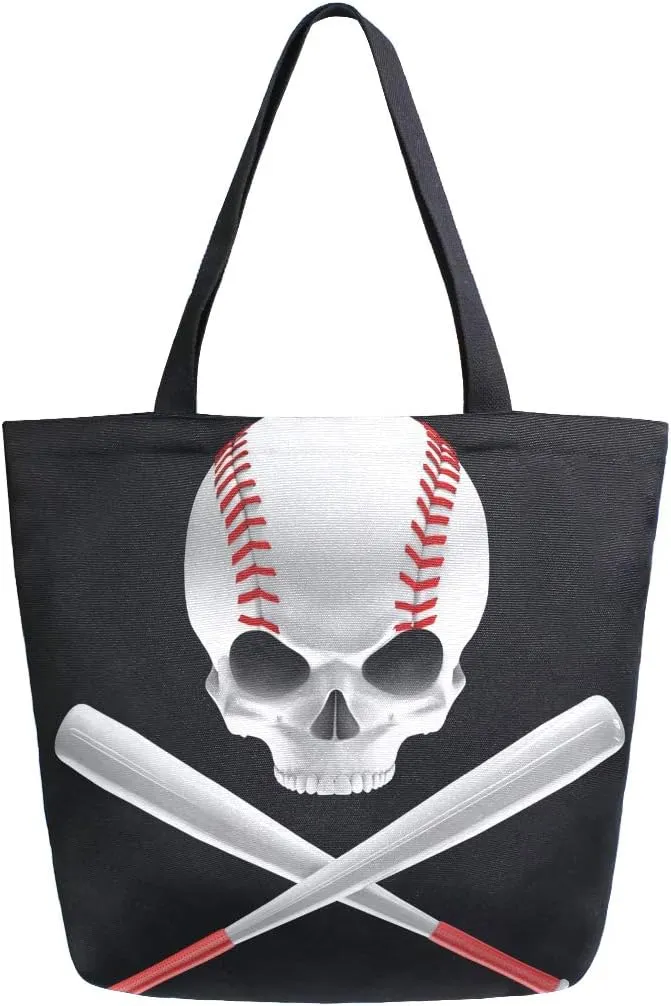 SUABO Tote Bag Kitchen Reusable Grocery Bags Canvas Shopping Bag for Mom's Gift Outdoor