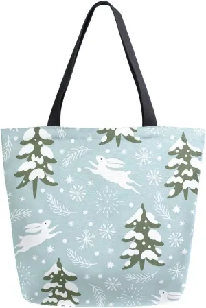 SUABO Tote Bag Reusable Grocery Bags Women Canvas Shopping Bag for Outdoor