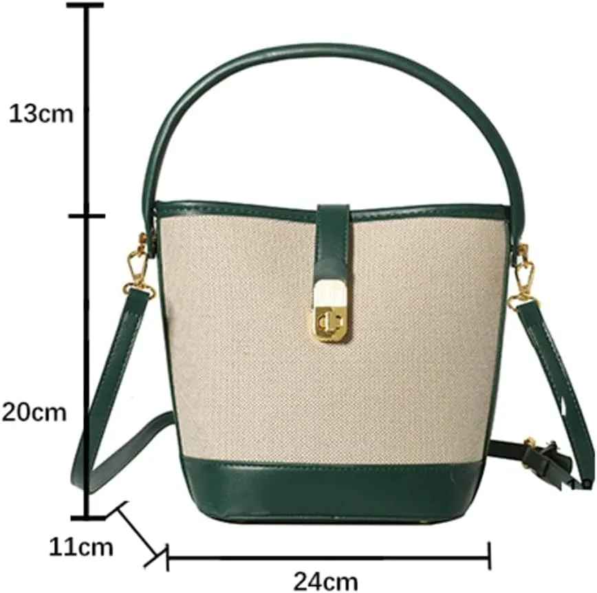 Summer Purses For Women Casual Crossbody Bags Small Bucket Bag Handbag Shoulder Bag Simple Purse Top Handle Travel Gift 2024