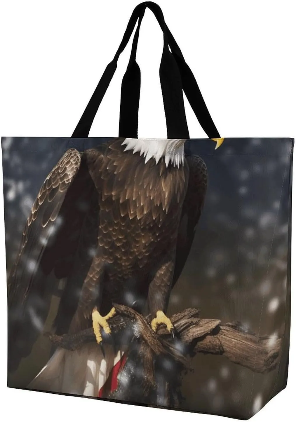 Sunrise on The Lake Tote Bag for Women Reusable Grocery Shoulder Bags Shopping Bag for Travel, Groceries