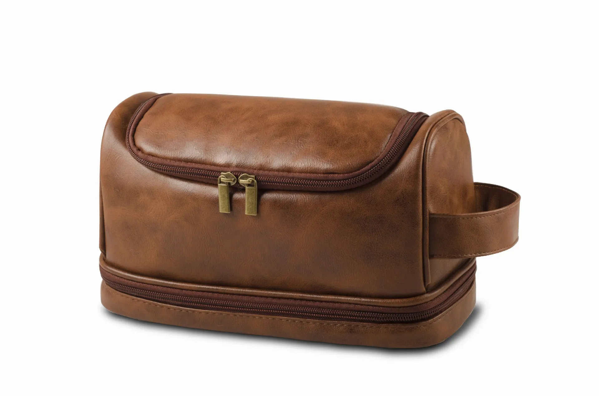 Supportive policies Convenient Customer-approved Men's Cosmetic Hook Toiletry Portable Neutral With Bag