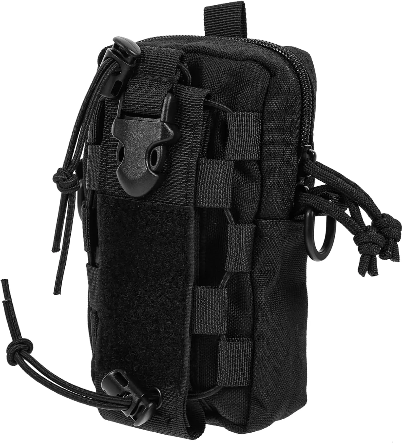 SUPVOX Portable Outdoor Kettle Bag with Zipper Multi Function Hiking Waist Pouch with Shoulder Strap for Camping Biking and Sports Activities