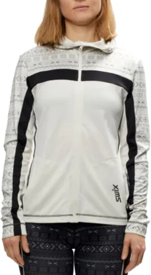 Swix Women's Tista Full Zip Comfortable Moisture-Wicking Quick-Drying Uv-Resistant Multi-Sport Sweater