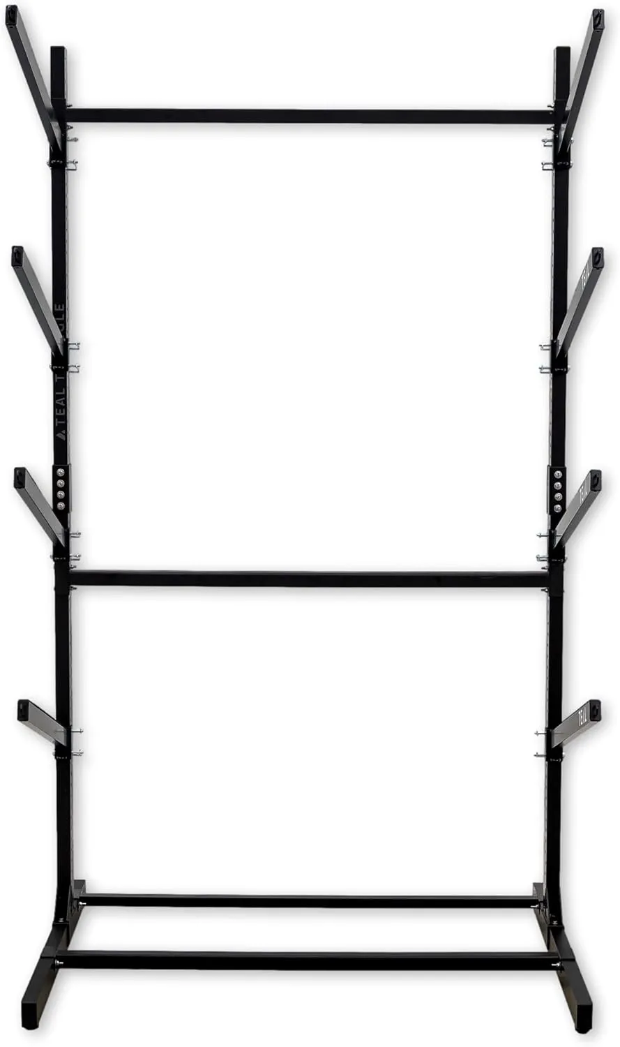 Teal Triangle Freestanding Kayak Storage Rack - 4 Kayak Storage Rack & Canoe Rack - Kayak Stand for Outdoor and Indoor - Premium Canoe and Kayak Holder - Adjustable Kayak Storage Stand