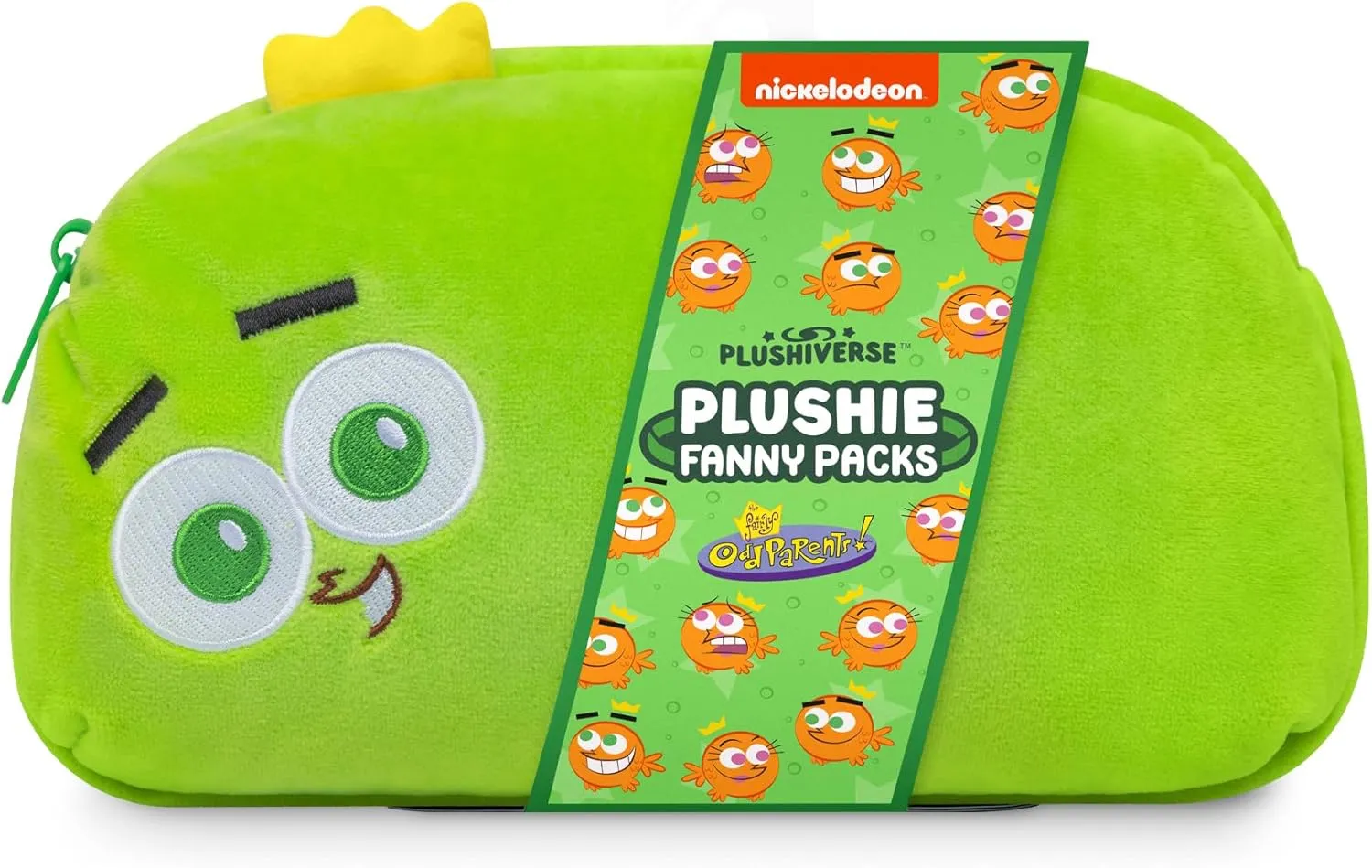 TeeTurtle The Fairly OddParents Cosmo Plushie Fanny Pack - Cute Kawaii Nickelodeon Novelty Hip Waist Crossbody Bag