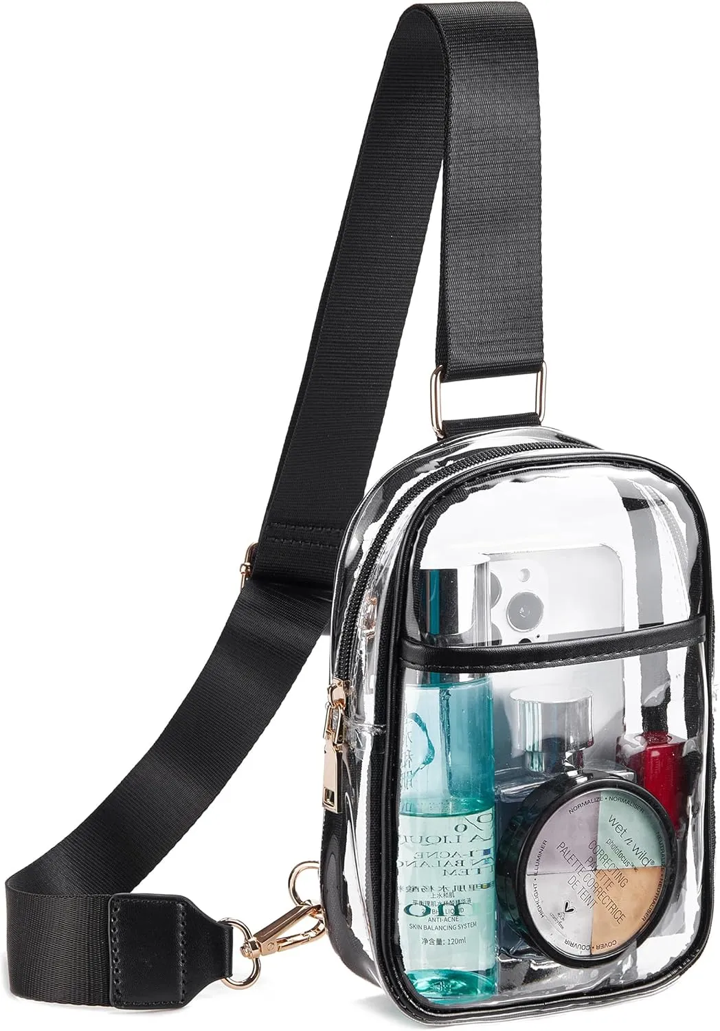Telena Clear Bag for Stadium Events Women's Clear Purses for Women Stadium Crossbody Bag