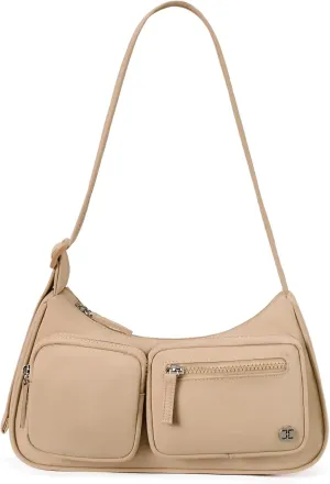 Telena Shoulder Bag Y2K Purse for Women Nylon Crescent Trendy Handbag with Adjustable Strap