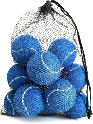 Tennis Balls, 15 Pack Practice Tennis Balls for Beginners, Training Playing Tennis Balls for Dogs, Come with Mesh Carry Bag