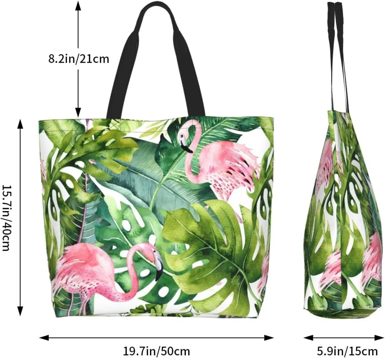 Thanksgiving Turkey Tote Bag Casual Portable Shoulder Bags Reusable Handbag For Women Travel Shopping