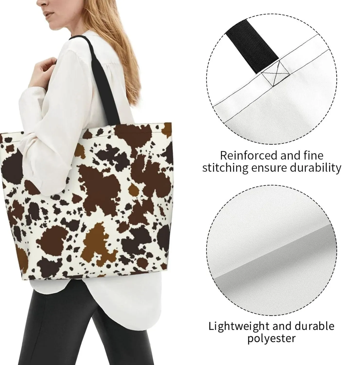 Thanksgiving Turkey Tote Bag Casual Portable Shoulder Bags Reusable Handbag For Women Travel Shopping
