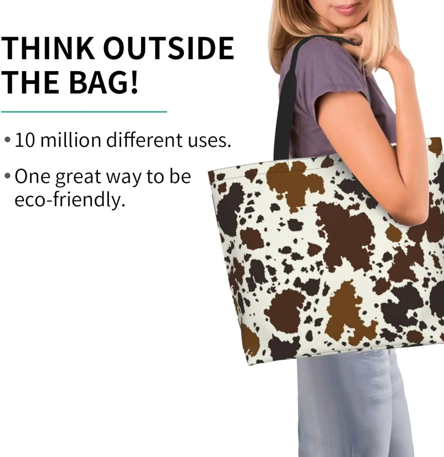 Thanksgiving Turkey Tote Bag Casual Portable Shoulder Bags Reusable Handbag For Women Travel Shopping