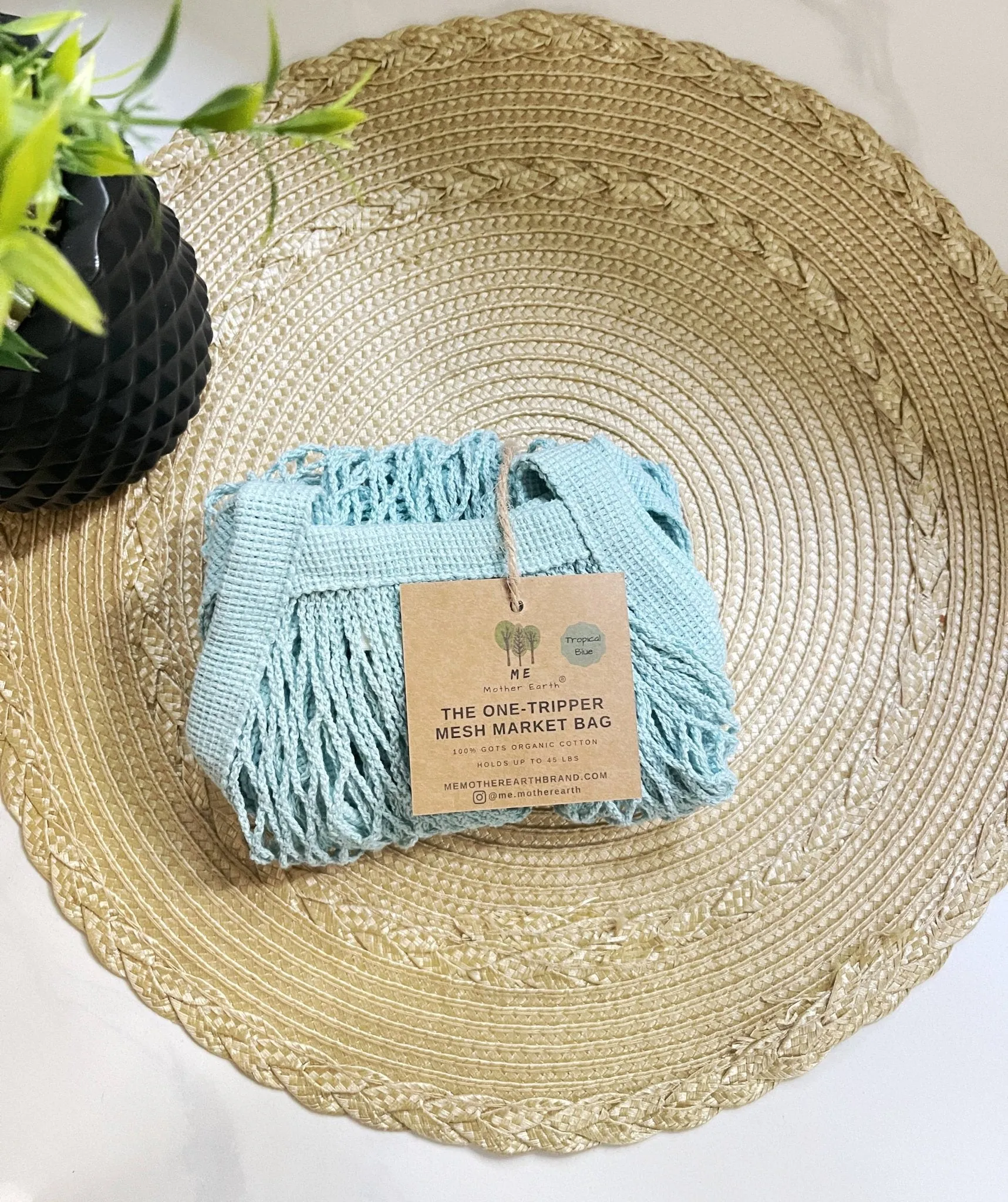 The "One Tripper" | Organic Cotton Mesh Market Bag