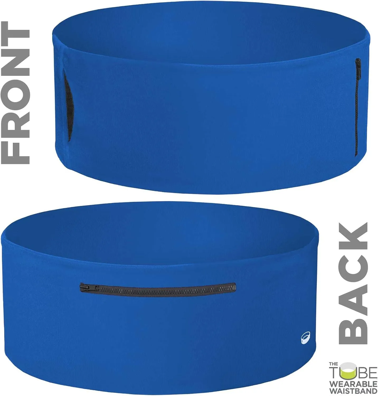The TUBE® Waistband Official Product. Unisex Waistband with Zippers (Men, Women, Youth). Fits most current and older smartphones. Running Belt/Fanny Pack for Fitness, Travel, Money Storage and More!