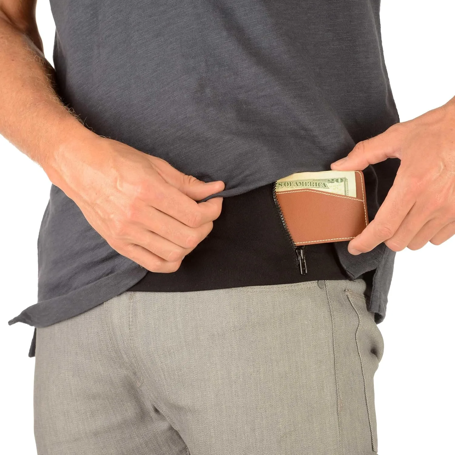 The TUBE® Waistband Official Product. Unisex Waistband with Zippers (Men, Women, Youth). Fits most current and older smartphones. Running Belt/Fanny Pack for Fitness, Travel, Money Storage and More!