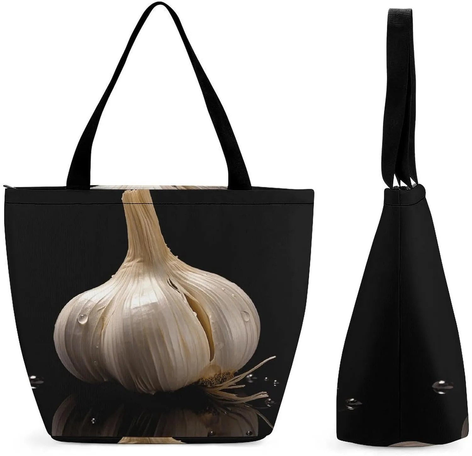 This Raw Garlic Women's Shopping Bag Foldable Washable Shoulder Bag Adopts High-definition Printing Technology, with Clear Patterns And Rich Colors. There Are Many Patterns to Choose From, And There I