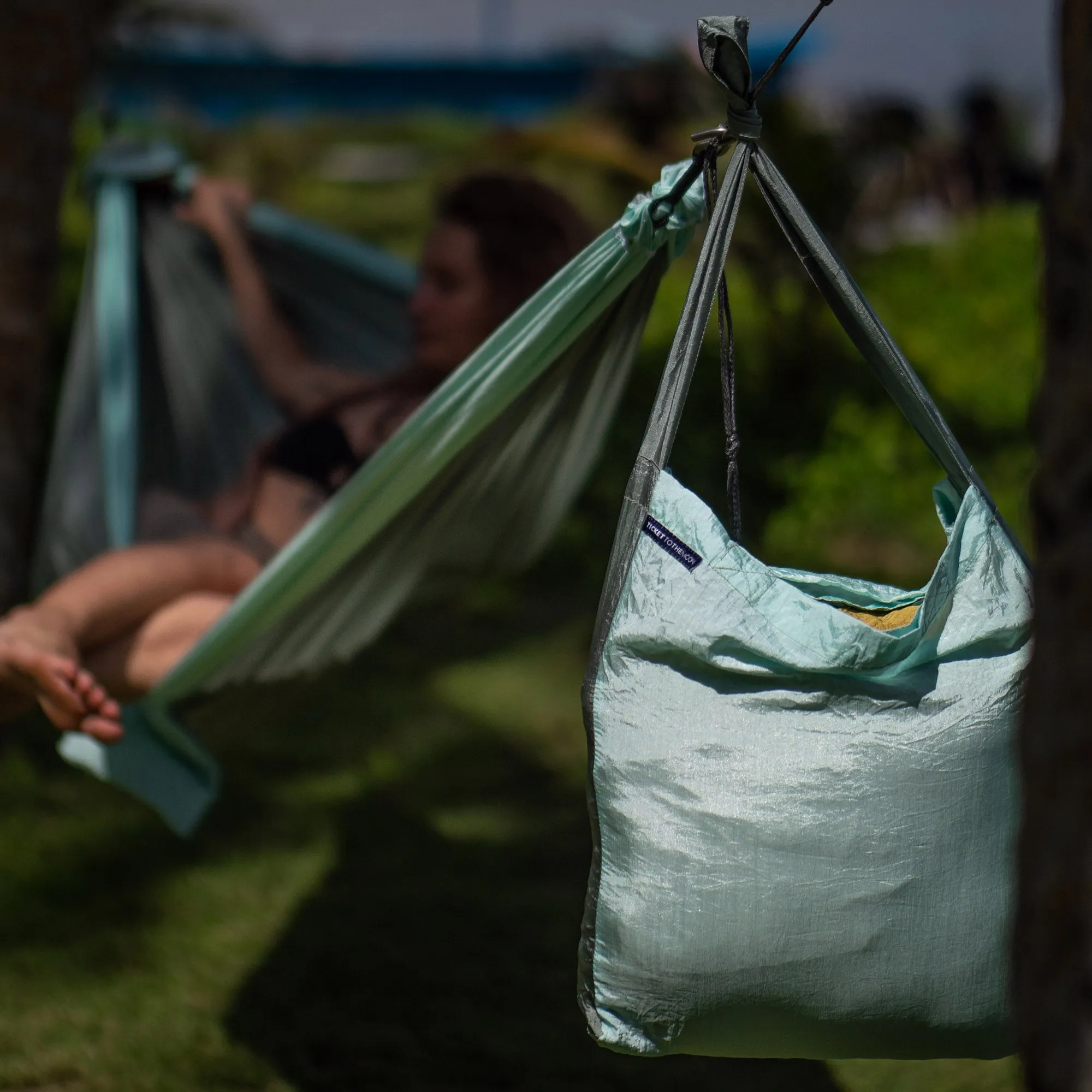 Ticket To The Moon Lightweight Foldable Eco Bag Medium (15L)