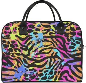 TigerPrint Fashionable Large Capacity Travel Handbag Unisex