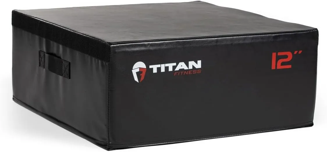Titan Fitness 12" Portable Foam Plyometric Box