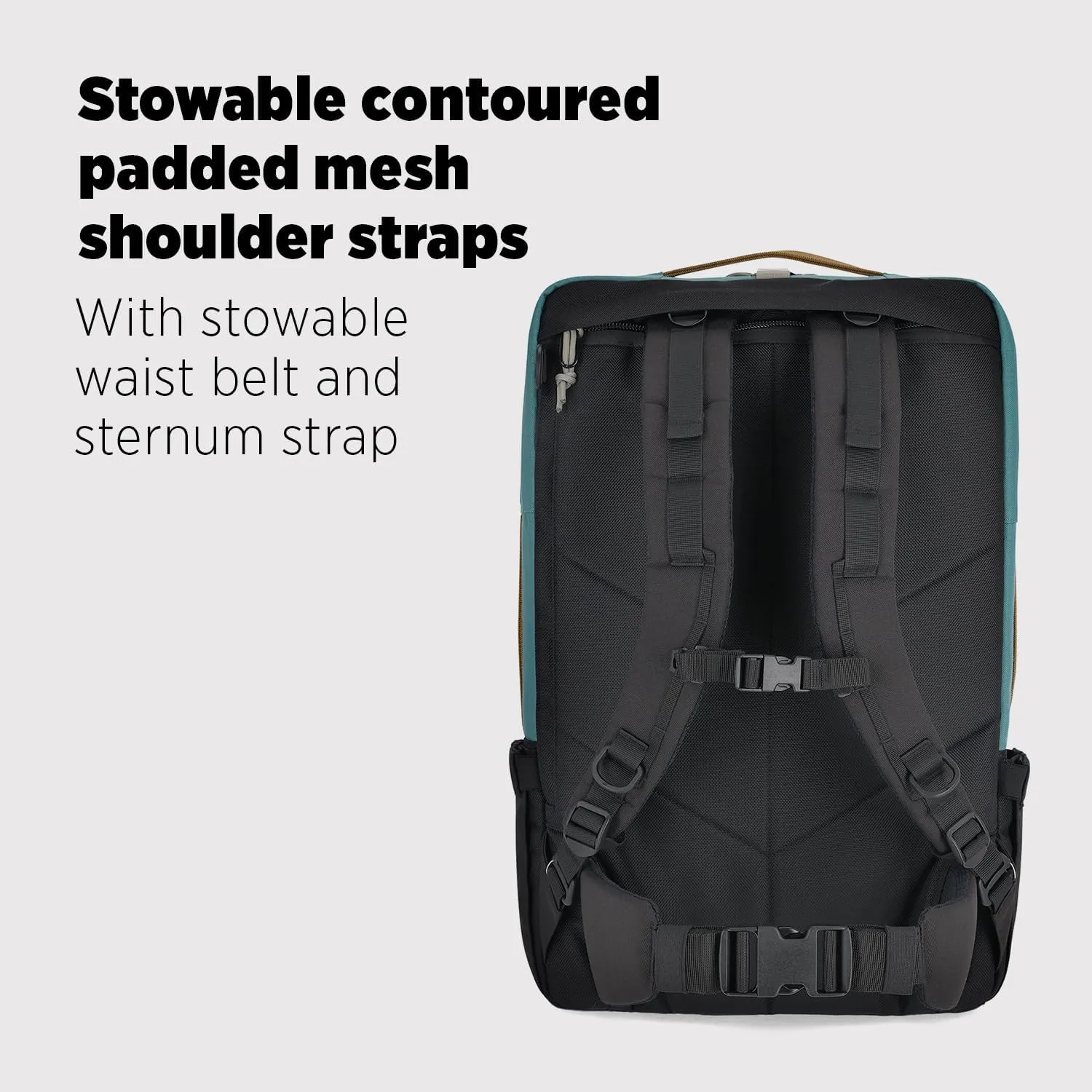 Topo Designs Global Travel Bag 40l - Black/black - 40 L