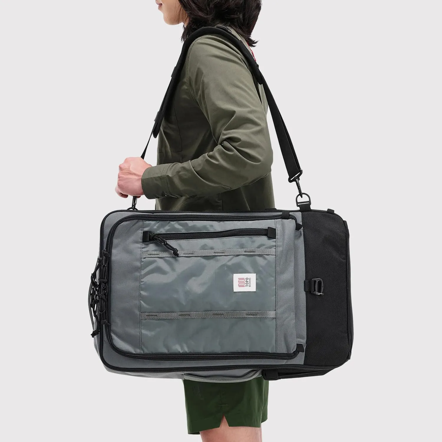 Topo Designs Global Travel Bag 40l - Black/black - 40 L