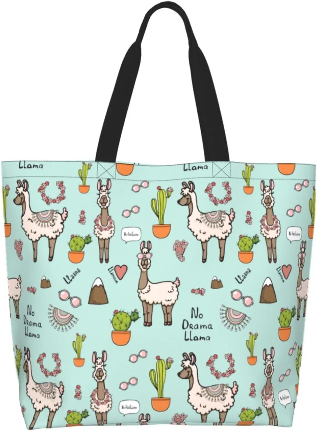 Tote Bag Beach Bag for Women Reusable Grocery Large Shopping Shoulder Bag Travel Handbag