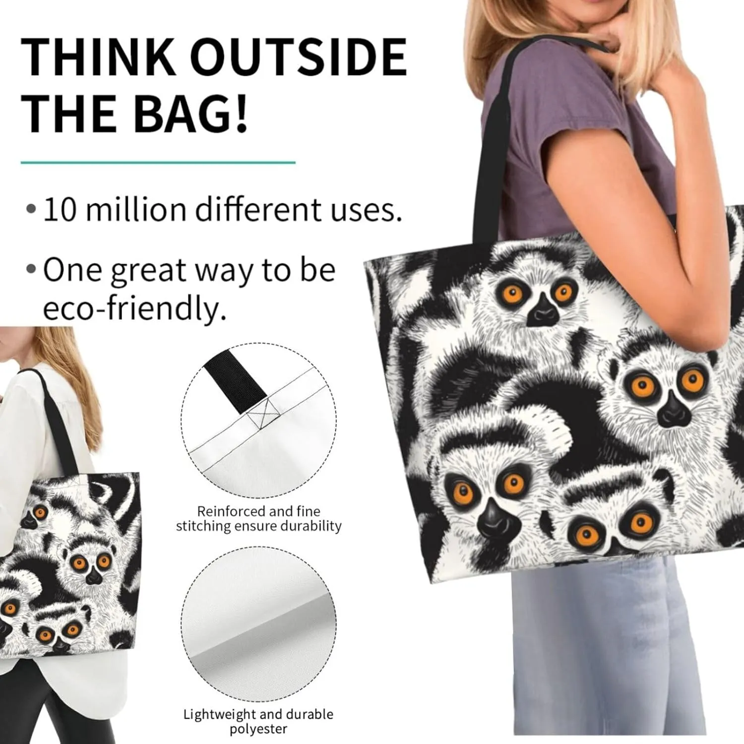 Tote Bag Beach Bag for Women Reusable Grocery Large Shopping Shoulder Bag Travel Handbag