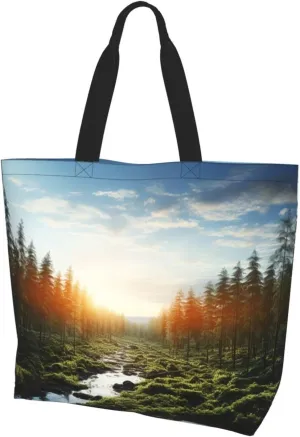 Tote Bag for Women Grocery Bag Reusable Shopping Bag Math question Handbag Foldable Shoulder Bag