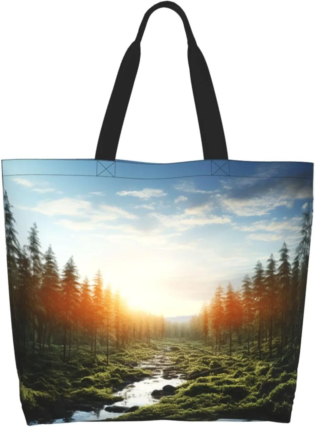 Tote Bag for Women Grocery Bag Reusable Shopping Bag Math question Handbag Foldable Shoulder Bag