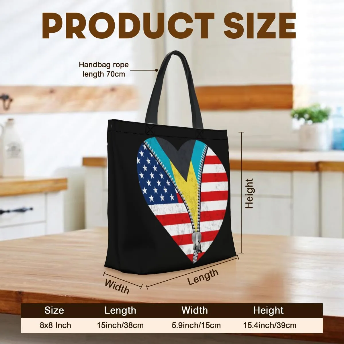 Tote Bag for Women Men Large Reusable Beach Shoulder Bags With Zipper for Gym Shopping Travel Gifts Yoga