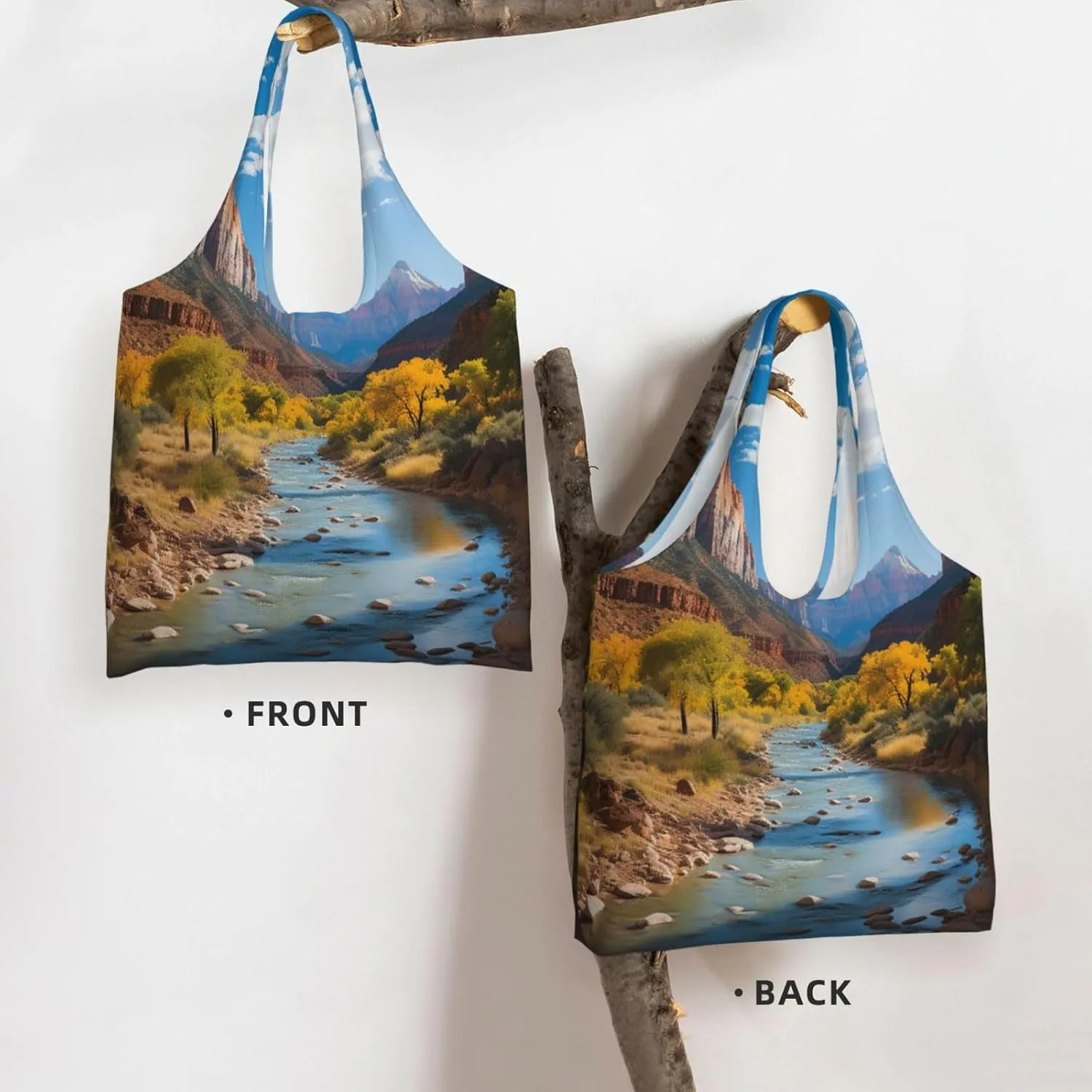 Tote Bag for Women Reusable Grocery Bag Canvas Shopping Bag Ferrets Handbag Foldable Shoulder Bag