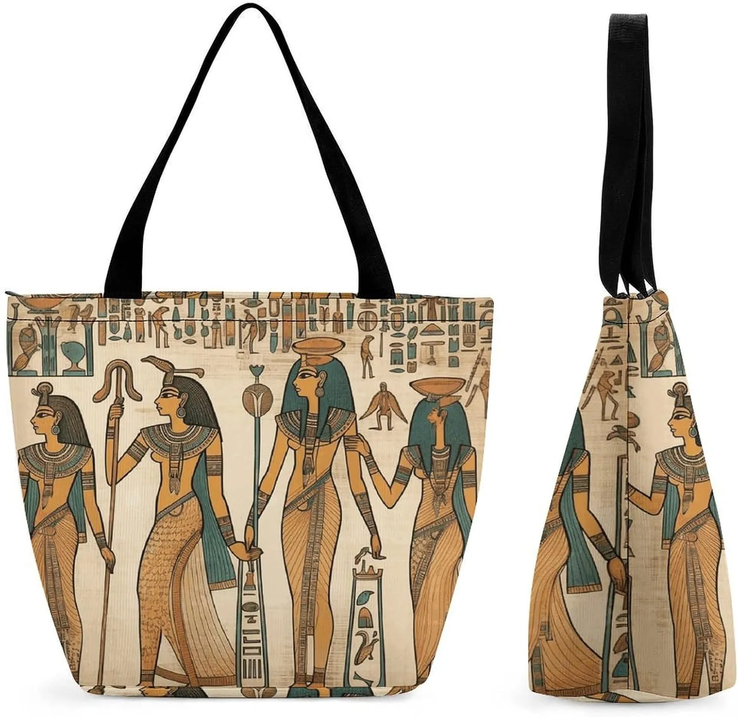 Tote Bag for Women Shoulder Bag Women in Ancient Egypt Handbags for Travel Work Beach Bag