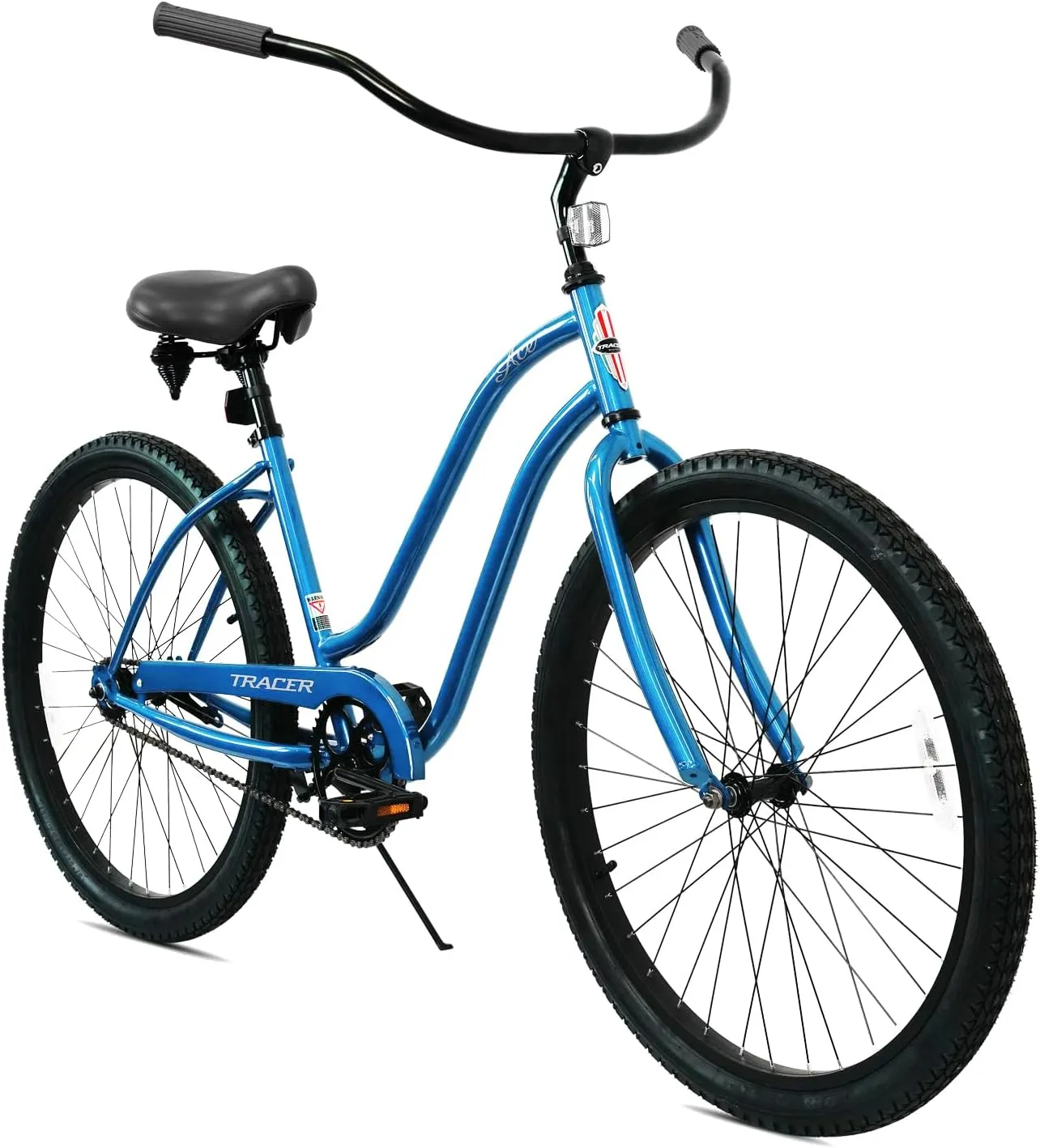 Tracer ACE 26in Single Speed Beach Cruiser Bike with Coaster Brake for Mens and Womens -Multiple Colors
