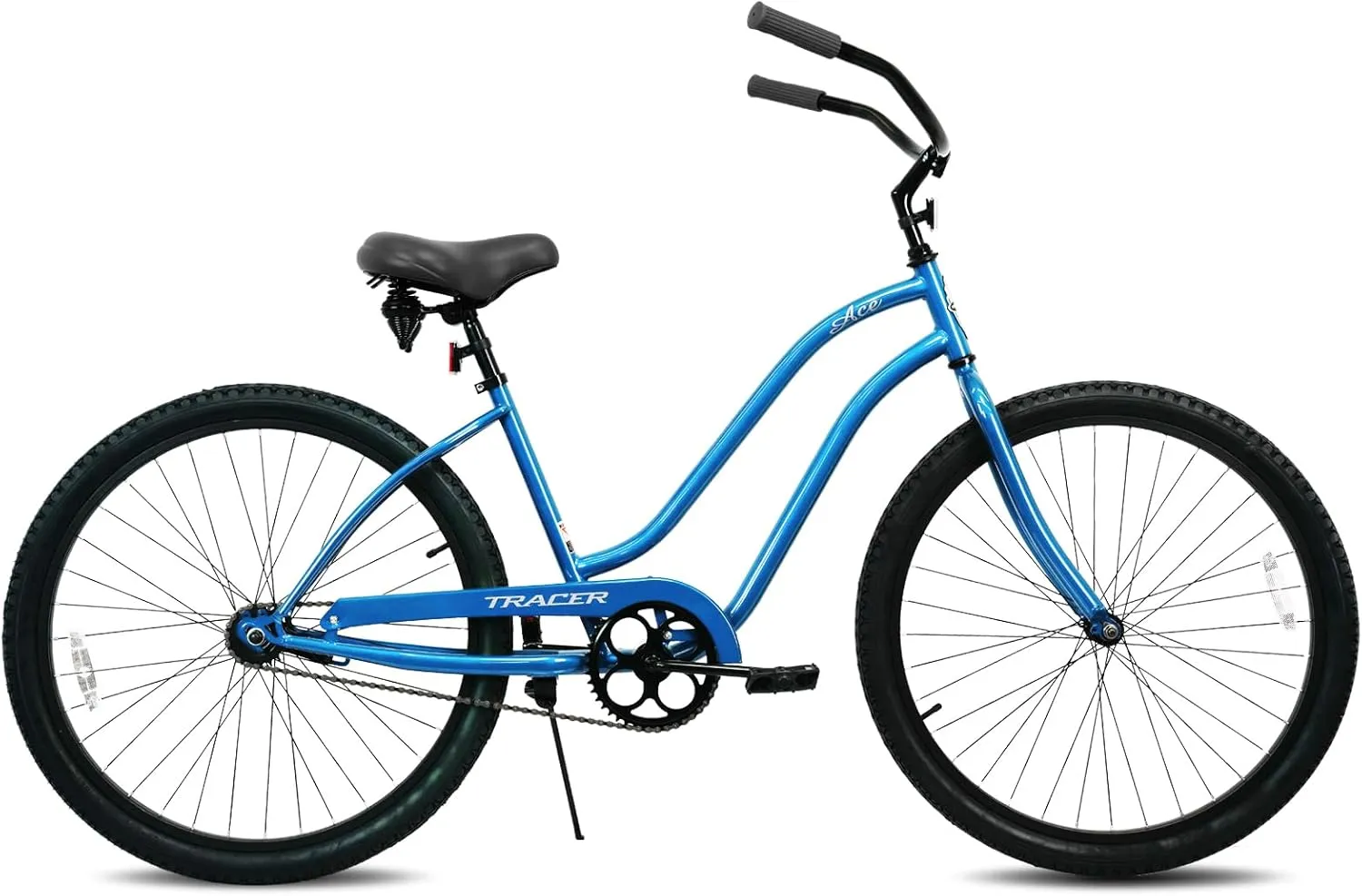 Tracer ACE 26in Single Speed Beach Cruiser Bike with Coaster Brake for Mens and Womens -Multiple Colors