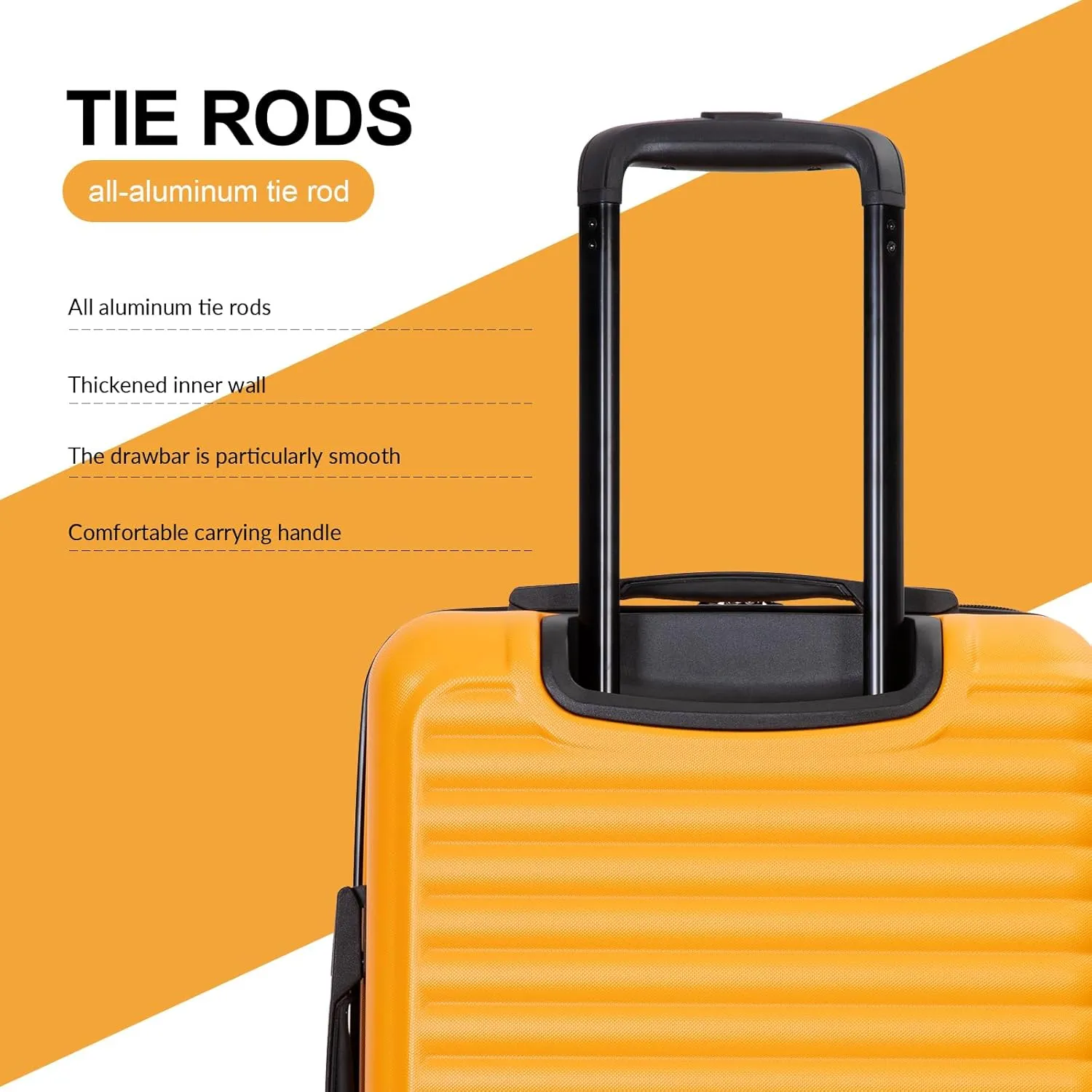 Travelhouse Hardshell Carry On Luggage Airline Approved 20" with Spinner Wheel, Hardside Check-on Luggage Suitcase,Small Travel Suitcase for Bussiness Trip and School