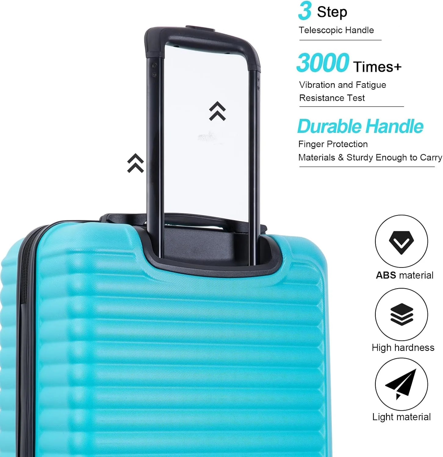 Travelhouse Hardshell Carry On Luggage Airline Approved 20" with Spinner Wheel, Hardside Check-on Luggage Suitcase,Small Travel Suitcase for Bussiness Trip and School