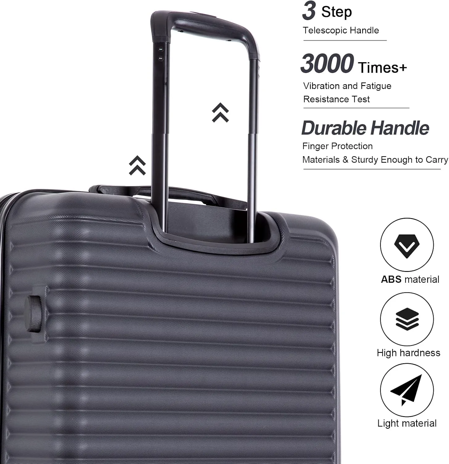 Travelhouse Hardshell Carry On Luggage Airline Approved 20" with Spinner Wheel, Hardside Check-on Luggage Suitcase,Small Travel Suitcase for Bussiness Trip and School