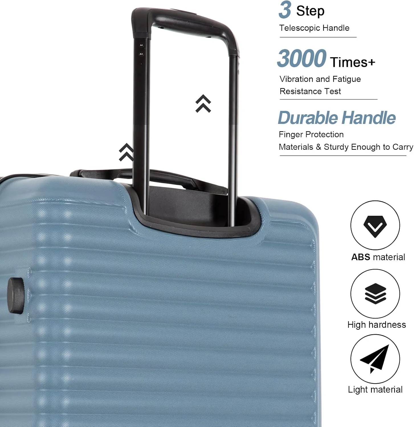 Travelhouse Hardshell Carry On Luggage Airline Approved 20" with Spinner Wheel, Hardside Check-on Luggage Suitcase,Small Travel Suitcase for Bussiness Trip and School