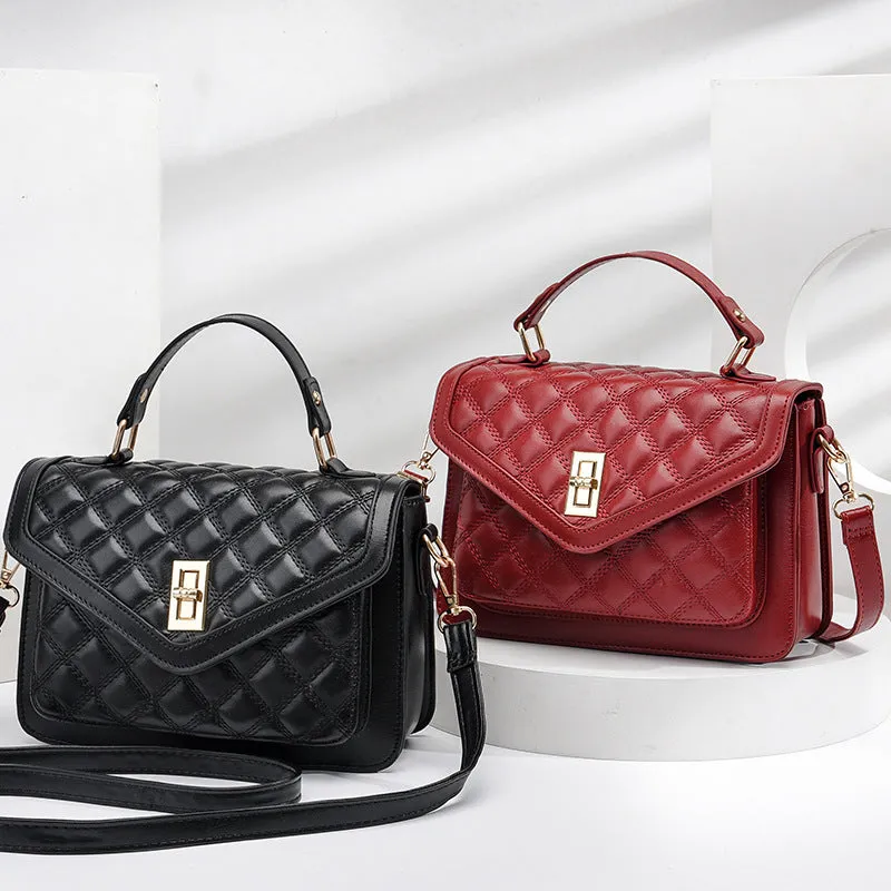Trendy Women's New Fashion Rhombus Korean Shoulder Bags