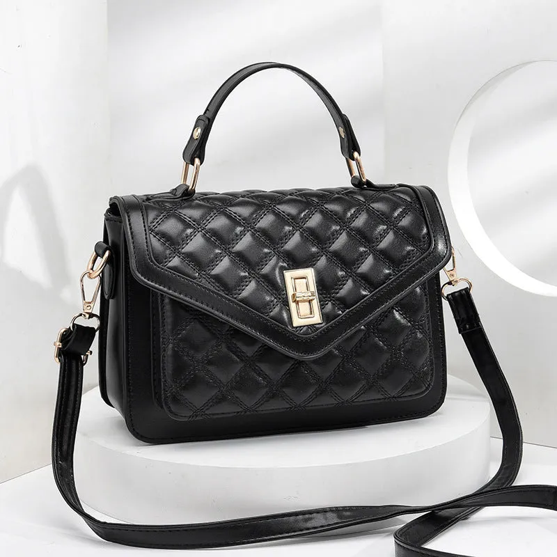 Trendy Women's New Fashion Rhombus Korean Shoulder Bags