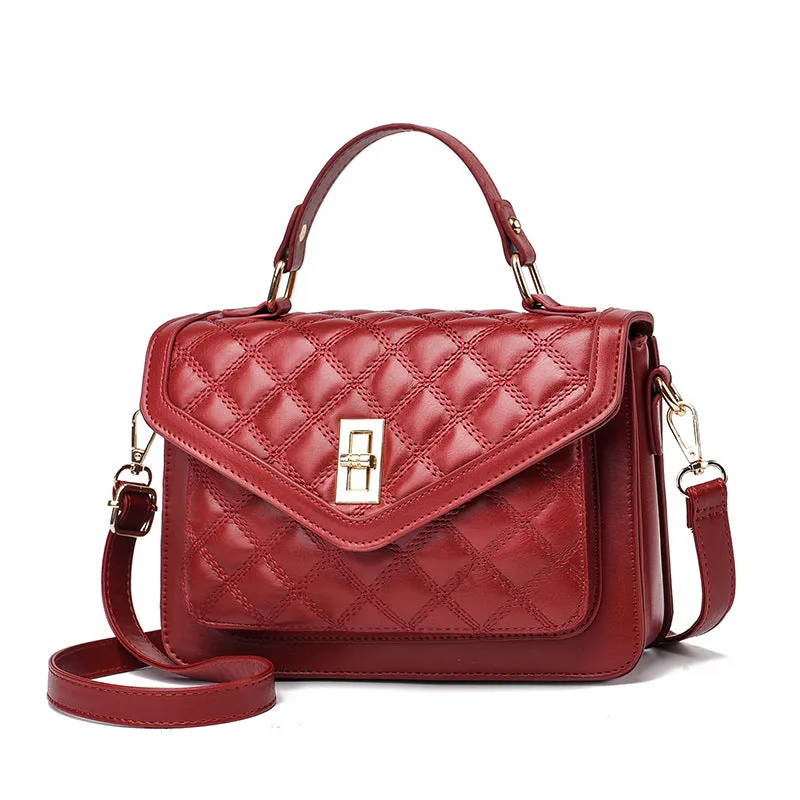 Trendy Women's New Fashion Rhombus Korean Shoulder Bags