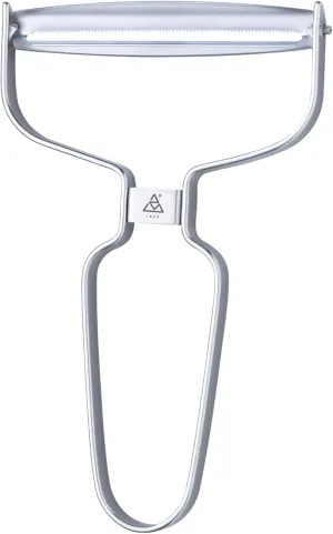 triangle Y-Peeler - 3.5 in (90 mm) - Stainless Steel Horizontal Serrated Blade - Peeler for Fruits & Vegetables - Ergonomic Handle - Dishwasher Safe - Made in Germany