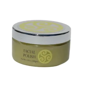 Trillium Natural Face Polish - Salt Facial Scrub - 12 Ounce Jar