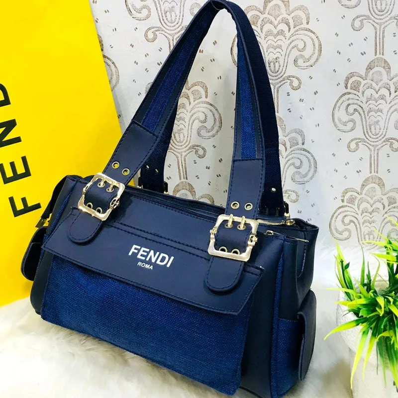 Triple Pocket Women Large Handbag – Latest Style Top Handle Shoulder Bags #F-3145 #22