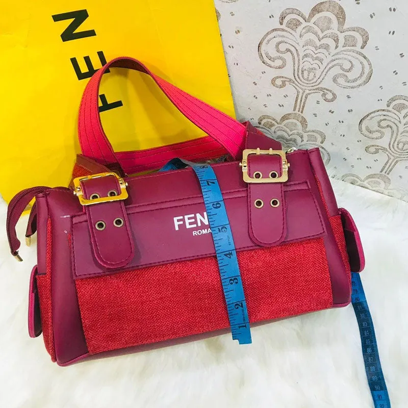 Triple Pocket Women Large Handbag – Latest Style Top Handle Shoulder Bags #F-3145 #22