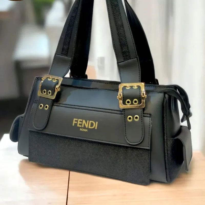 Triple Pocket Women Large Handbag – Latest Style Top Handle Shoulder Bags #F-3145 #22