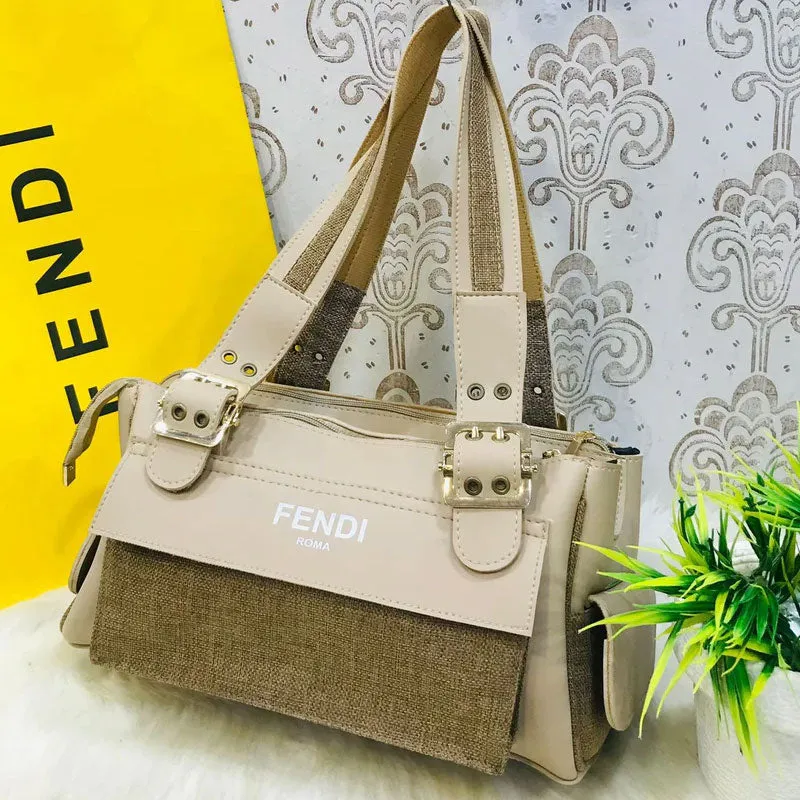 Triple Pocket Women Large Handbag – Latest Style Top Handle Shoulder Bags #F-3145 #22